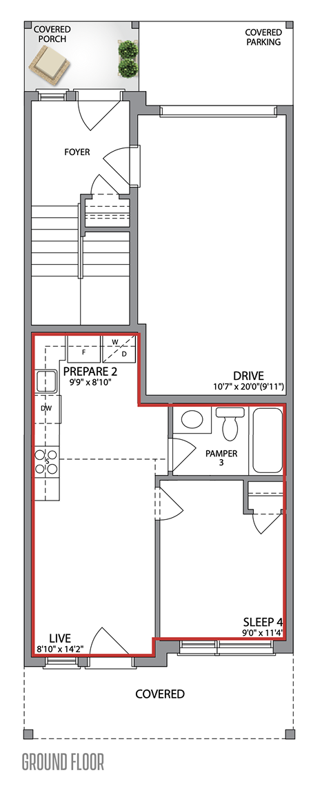 The Current ground floor plan