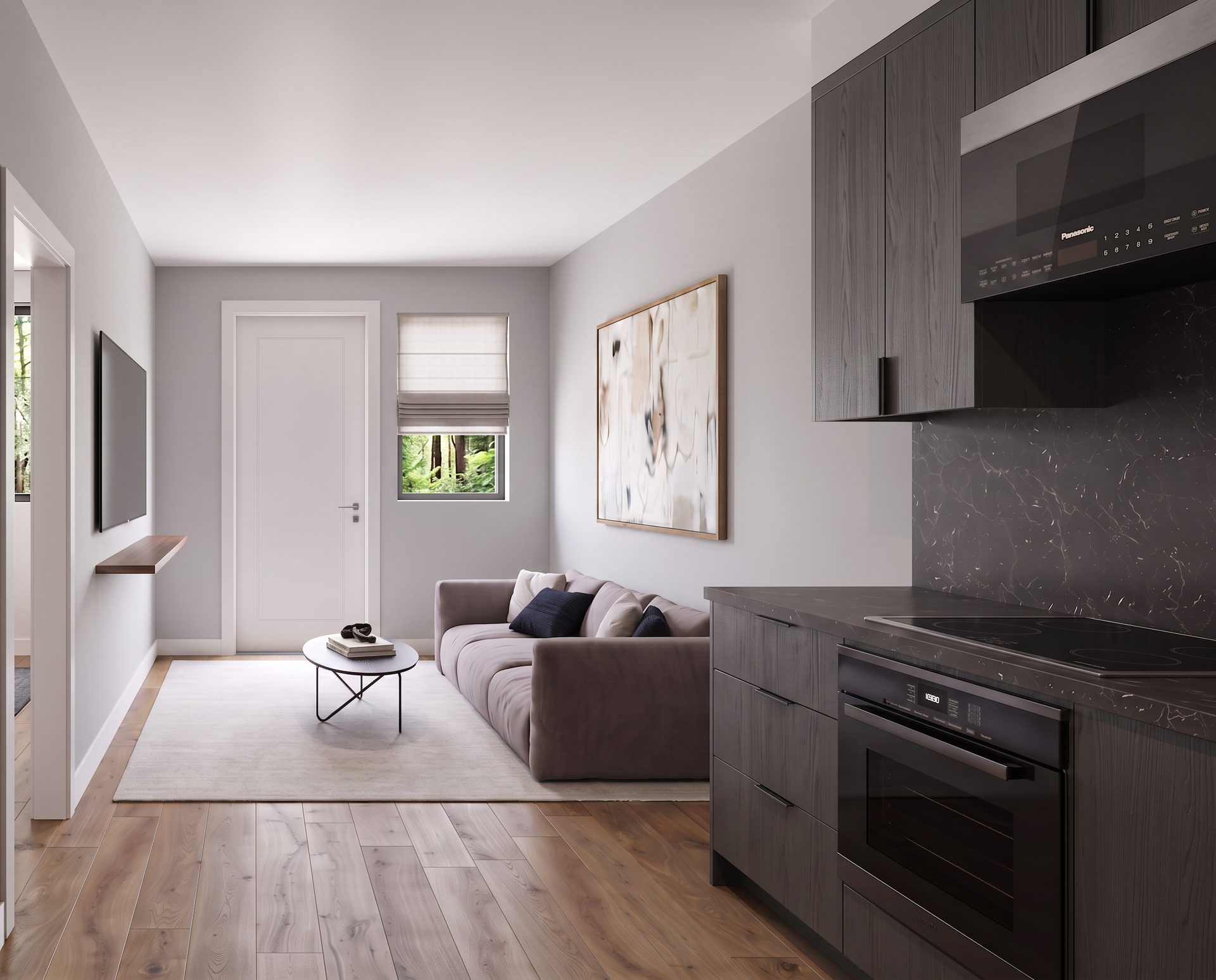 The Current — Secondary suite living area