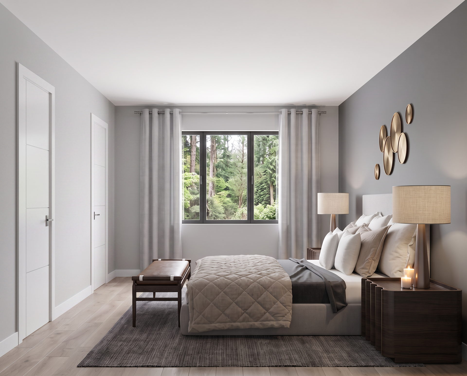 The River — Primary bedroom